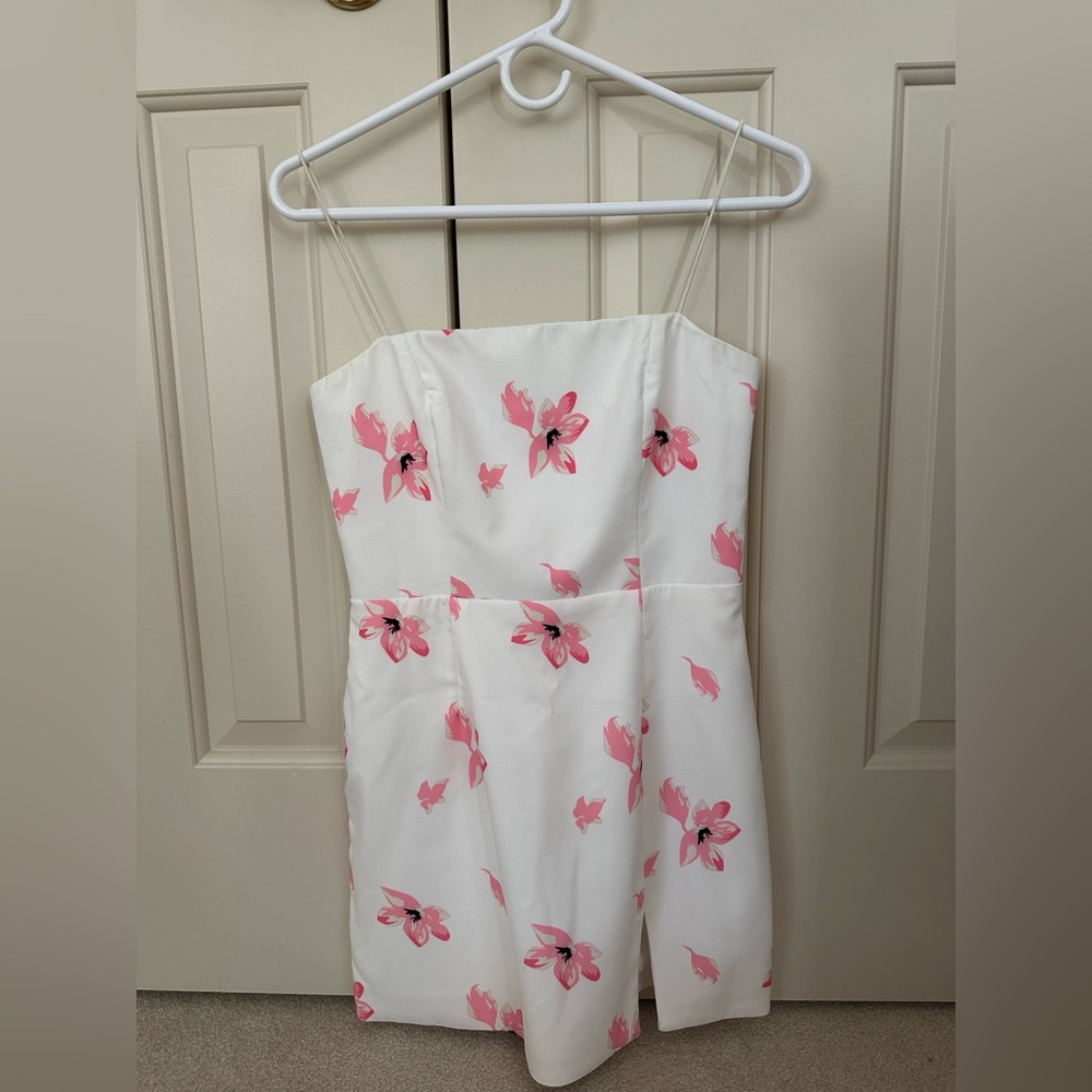 Hello Molly Pink and White Floral Dress